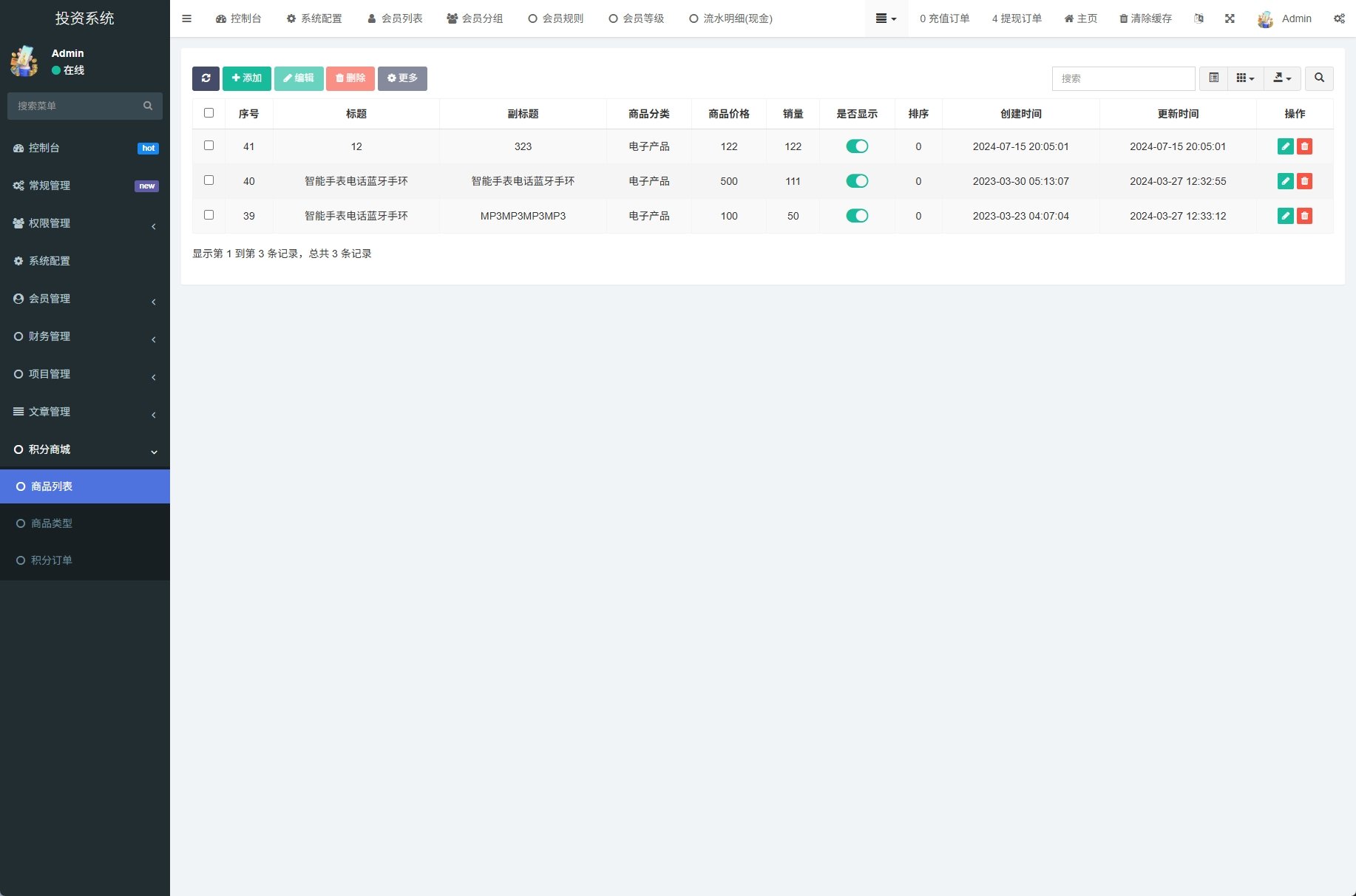 New UI Product Investment Crowdfunding Rebate System Setup Guide: FastAdmin Backend + UniApp Frontend + Three-Level Distribution Full Open Source Deployment